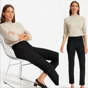 Everlane Black High Rise Ankle Jeans Size 31
